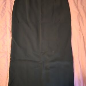 Elegant Black A-Line Skirt